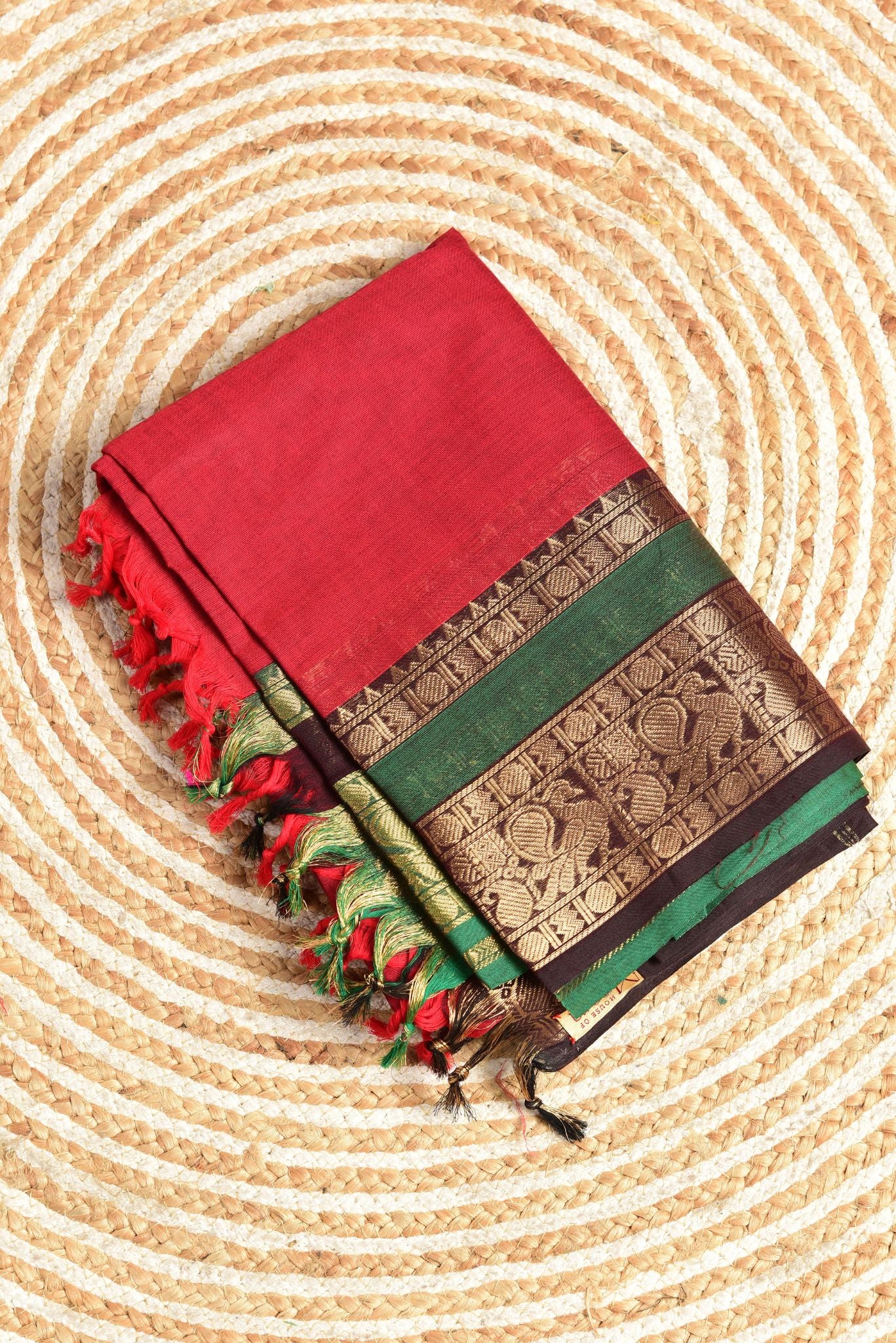 SAANVI - MAROON & GREEN