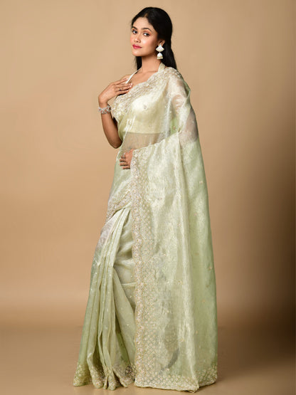 SHINE TISSUE WITH KATDANA WORK