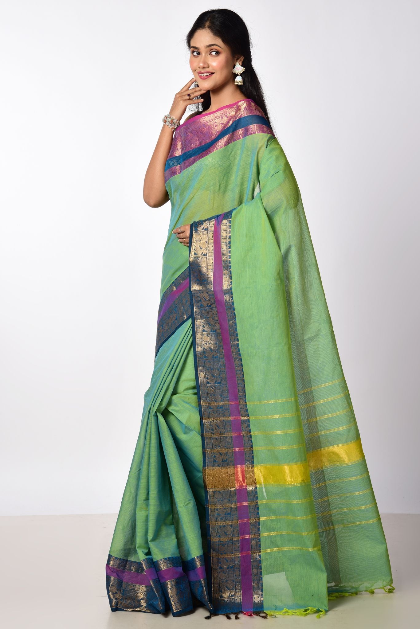 SAANVI - GREEN & PURPLE