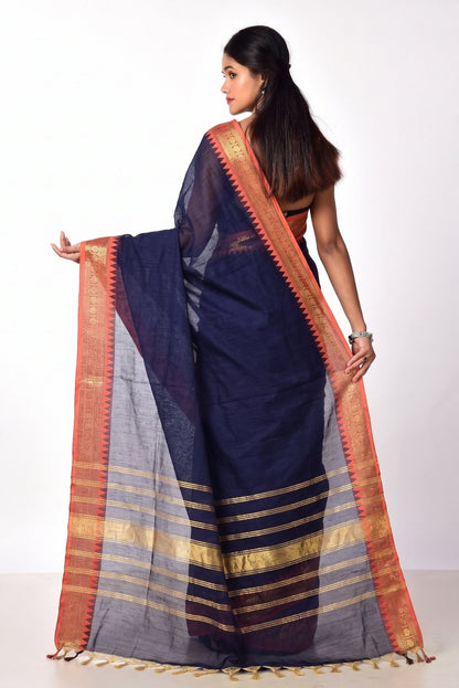 SANJIVA - NAVY & ORANGE