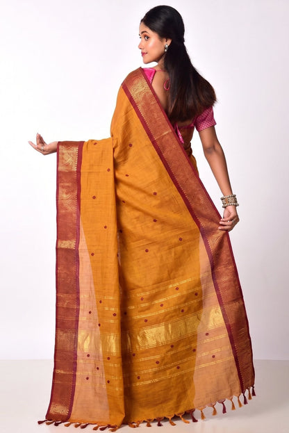 DIYA - MUSTARD & MAROON