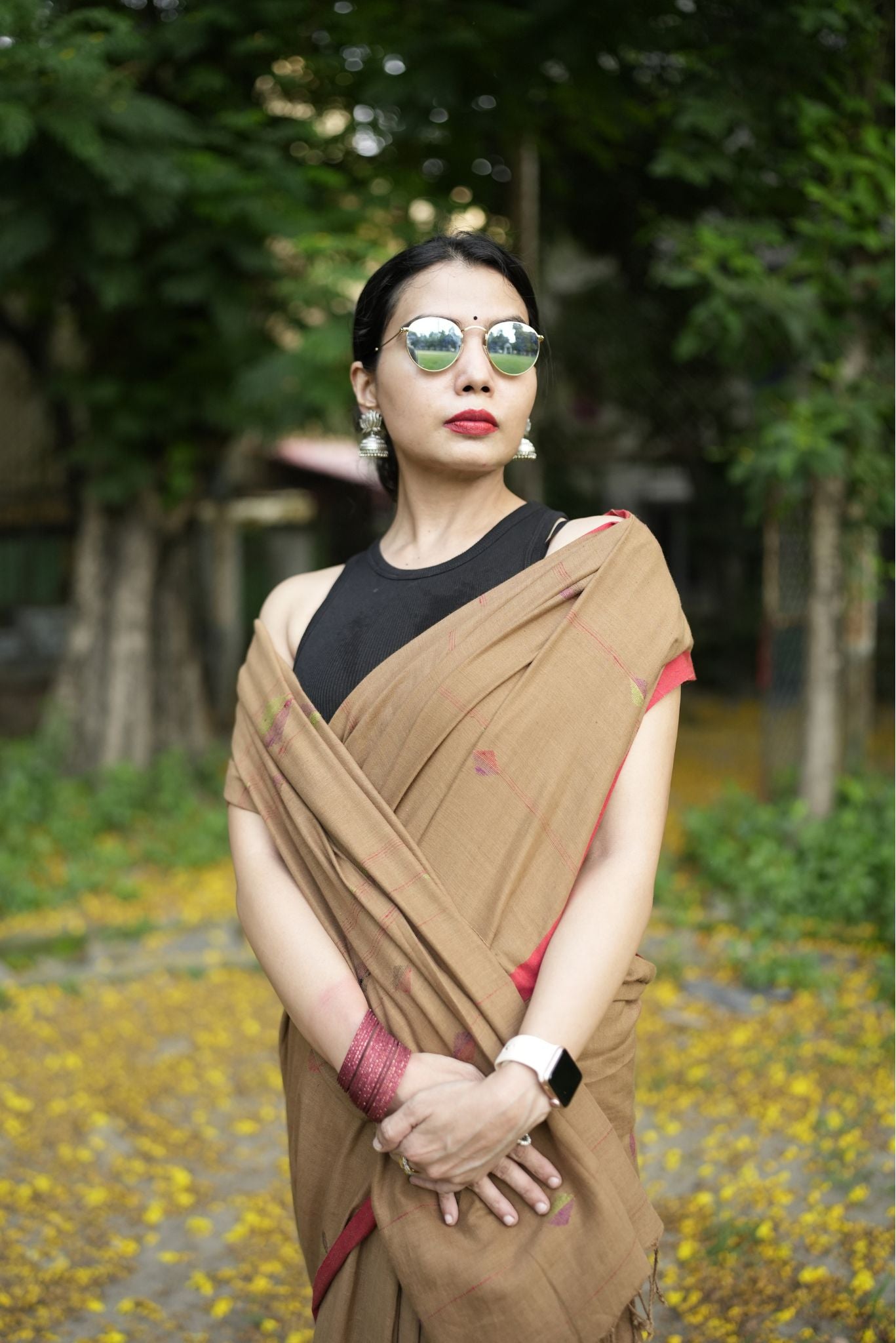 NOOR E JAMDANI - BROWN
