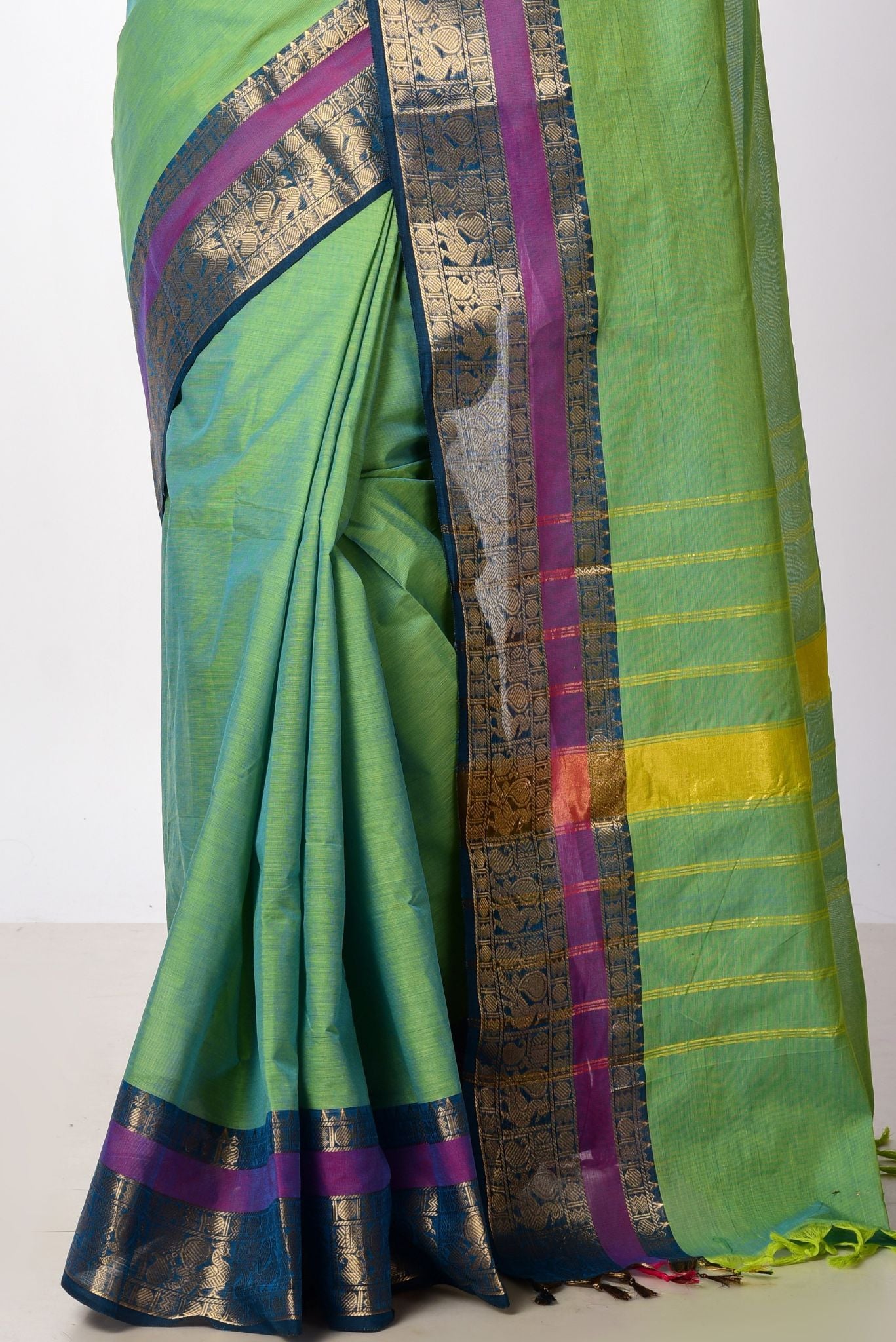 SAANVI - GREEN & PURPLE