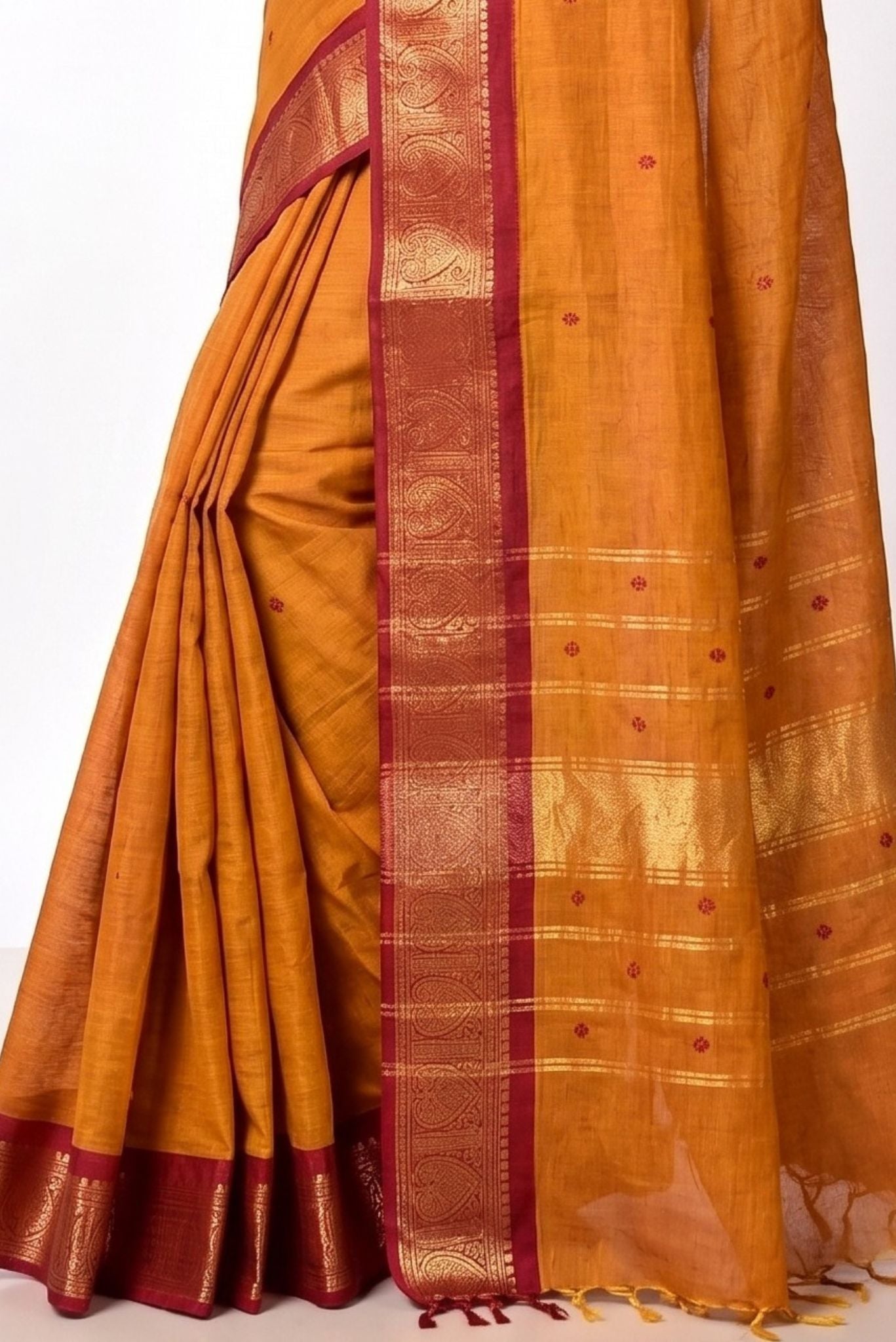 DIYA - MUSTARD & MAROON
