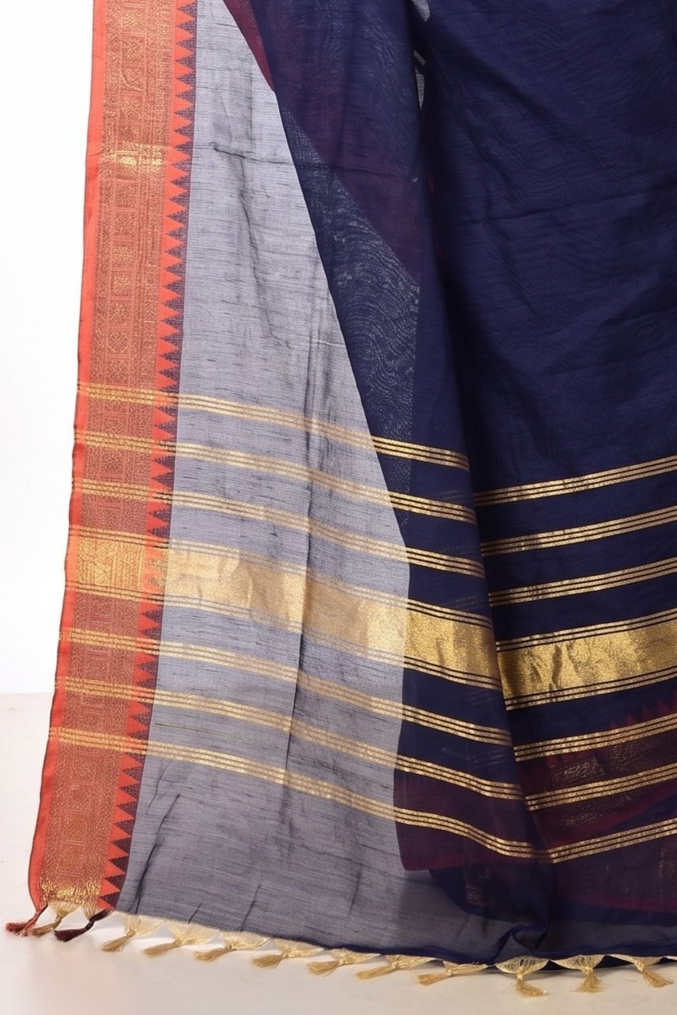 SANJIVA - NAVY & ORANGE