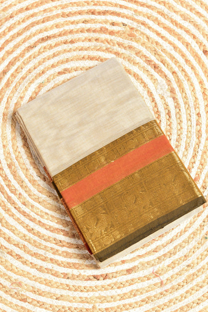 SAANVI - BEIGE & BRICK