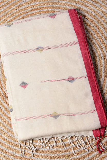 NOOR E JAMDANI - WHITE
