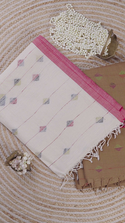 NOOR E JAMDANI - WHITE