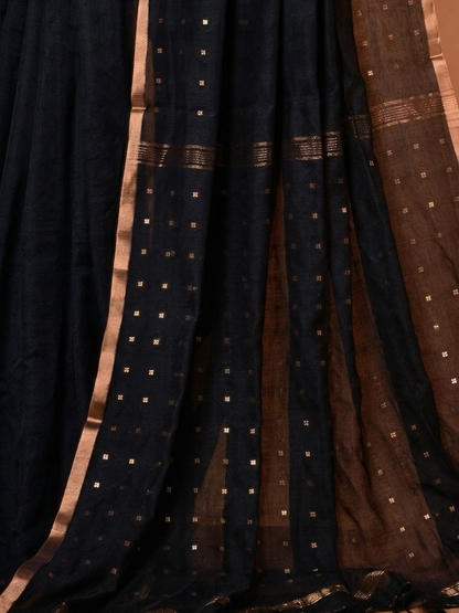 Midnight noir bamboo silk