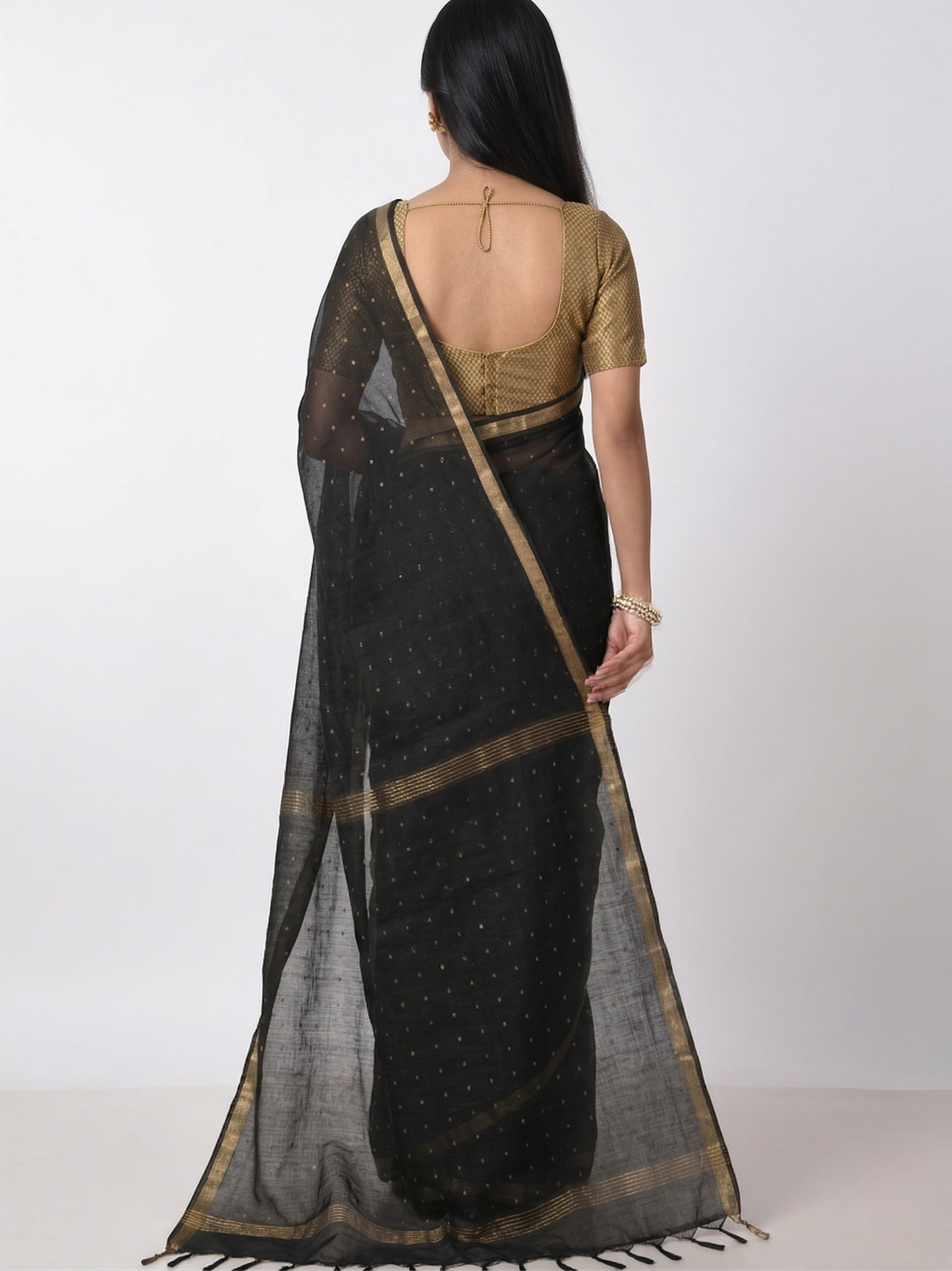 Midnight noir bamboo silk