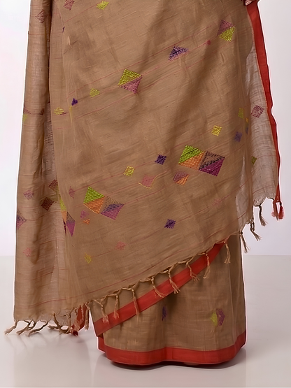 NOOR E JAMDANI. cotton katia jamdani